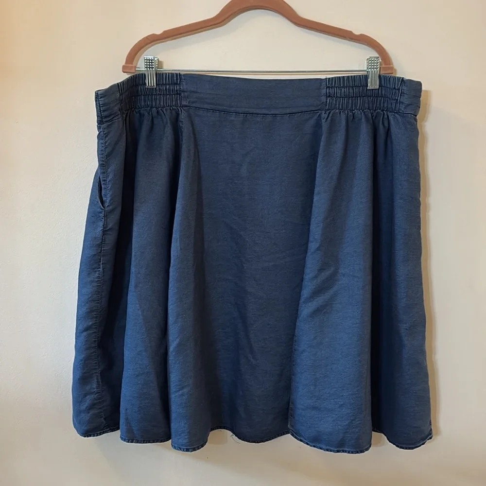 Torrid Denim Skater Skirt - Picture 2 of 5